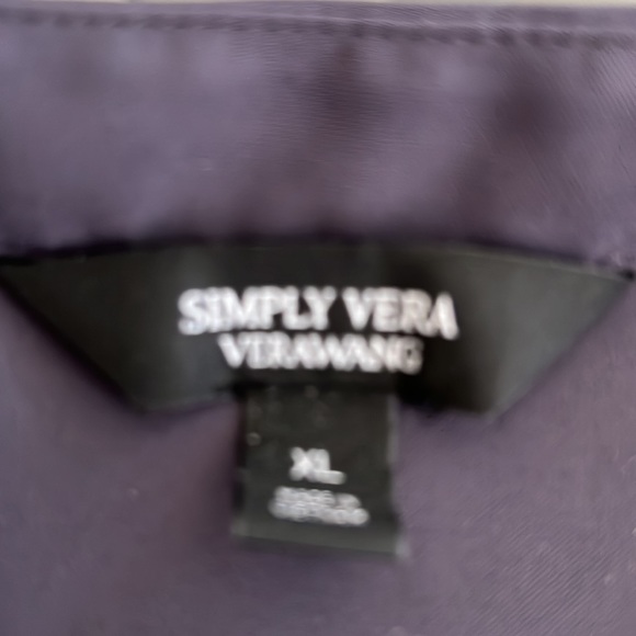 Beautiful Dark Grey, Simply Vera  top, XL - Picture 3 of 5